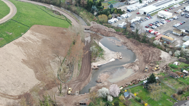 Bachdreieck, Blick von Parkmitte | © ESN/Friedrich Fischer