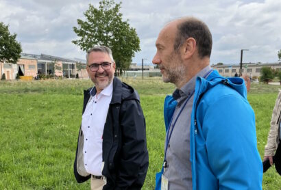 Neustadter Stadtvorstand und Oberbürgermeister Marc Weigel besuchen BUGA 23 in Mannheim
