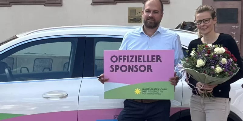 Die Kestenholz Autohaus GmbH ist neuer Sponsor der Landesgartenschau 2027