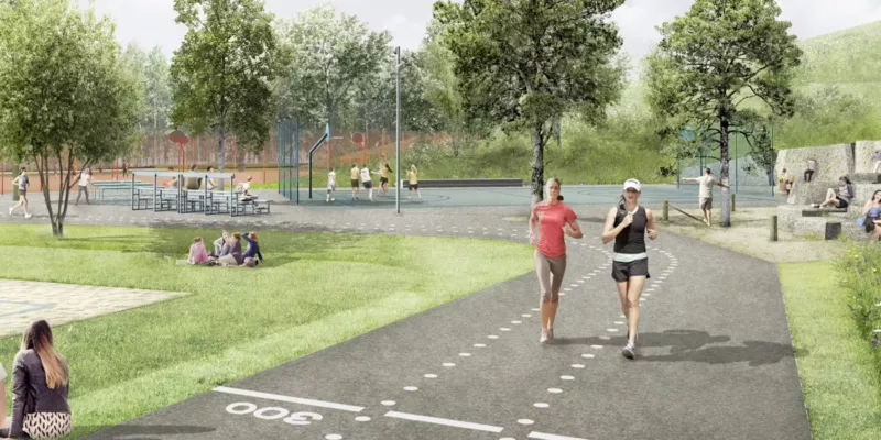 Baubeginn am Sportpark auf dem LGS-Gelände